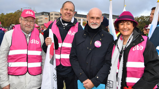 Protestaktion in Wiesbaden