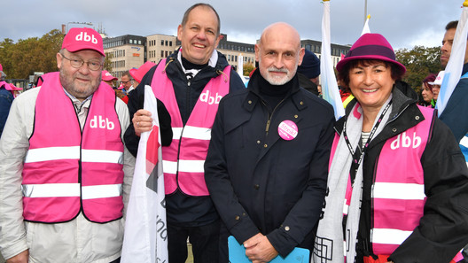 Protestaktion in Wiesbaden